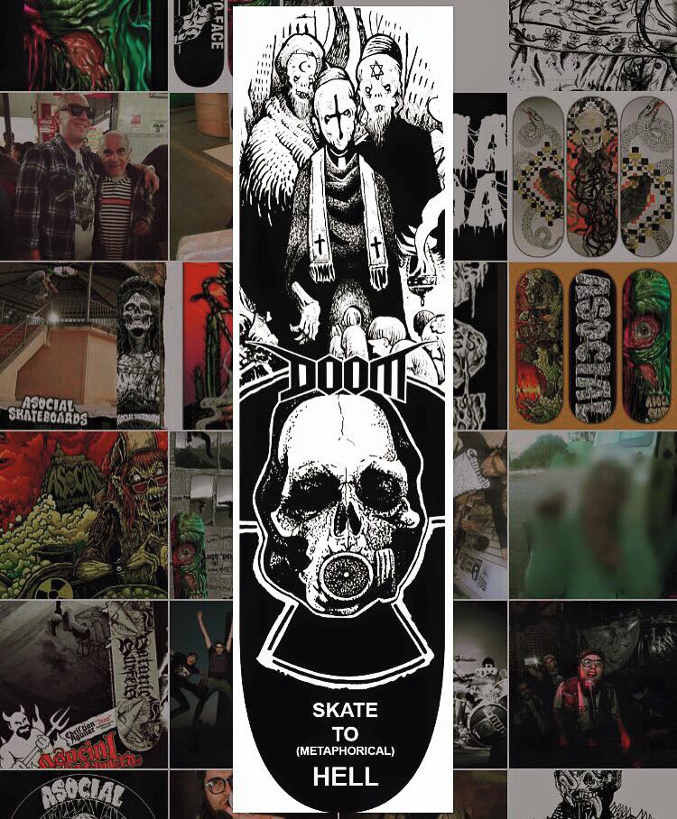 Doom skateboard Image
